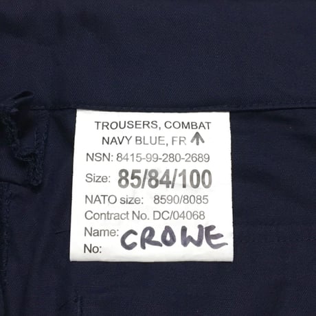 USED ROYAL NAVY カーゴパンツ 斜めポケット 85/84/100 イギリス軍