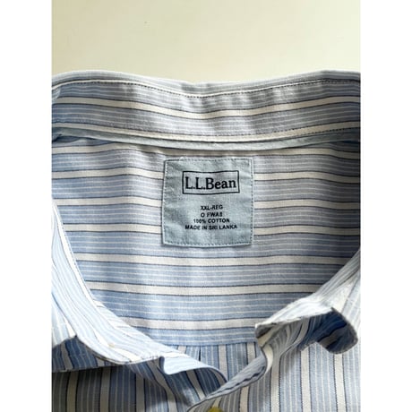 USED LL Bean ストライプボタンダウンシャツ XXL