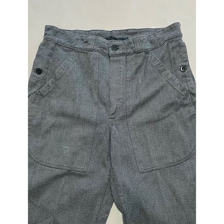 USED スイス軍　デニムワークパンツ 34/28相当 21