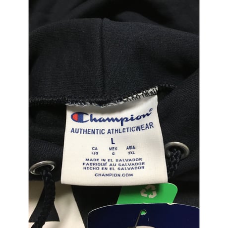 Champion チャンピオン YALE Powerblend Hood 紺