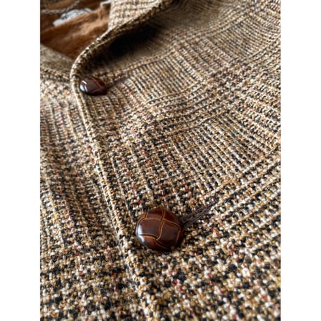 USED 70's Woolrich 裏ボアウールコート 40 グレンチェック