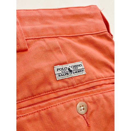 USED 90's POLO ラルフローレン TYLER SHORT 2タックチノショーツ 38