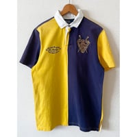 USED POLO ラルフローレン CUSTOM FIT ラグビージャージ L