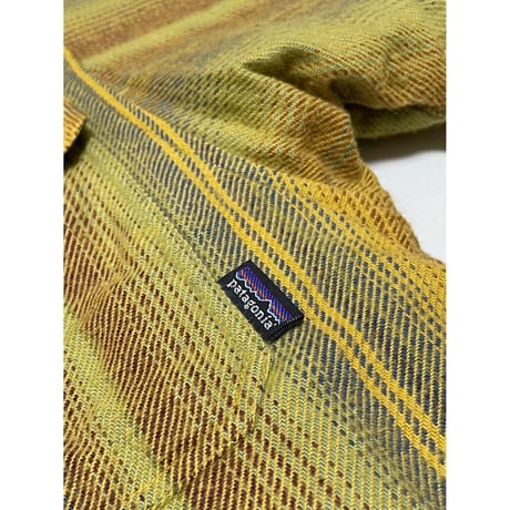 USED patagonia F4 フランネルリバーシブルジャケット S