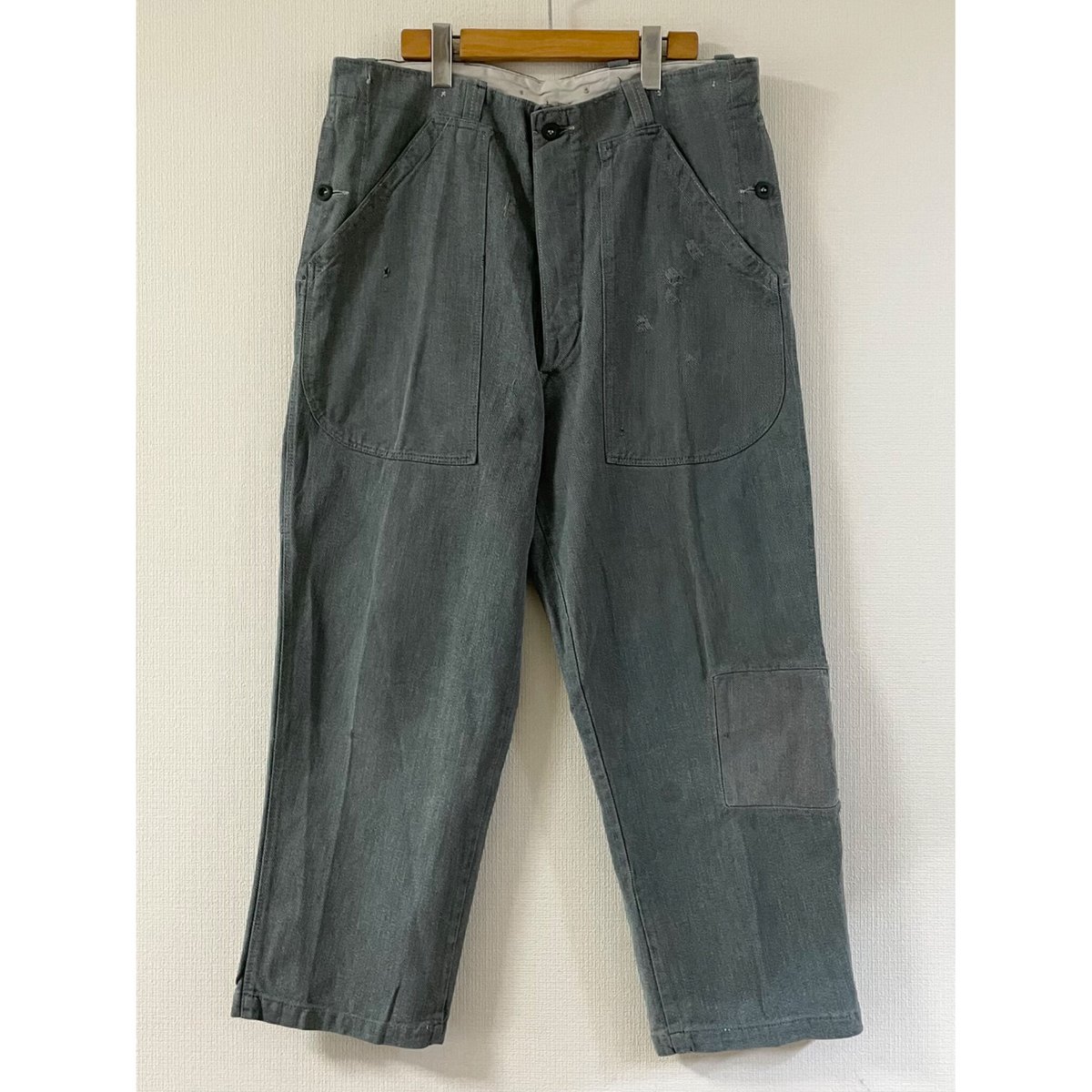 USED スイス軍 デニムワークパンツ 36/28相当 42 | FBR TRADING