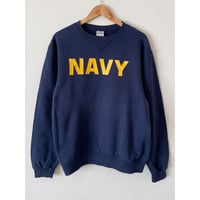 USED US NAVY スウェットシャツ M  SOFFE