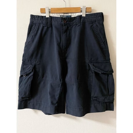 USED POLOラルフローレン カーゴショートパンツ NVY 34