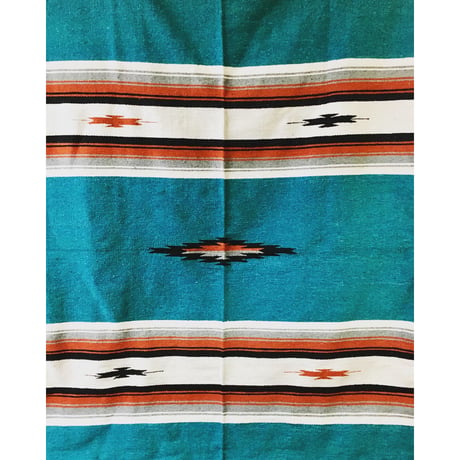 エルパソサドルブランケット ダイアモンドセンター TEAL  210cm×150cm