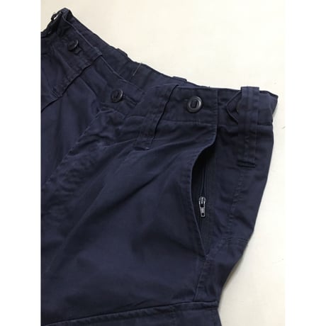 USED ロイヤルネイビー カーゴパンツ 斜めポケット　80/84/100 イギリス軍