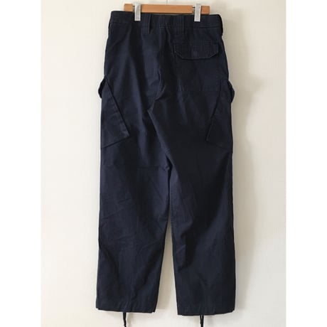 USED ロイヤルネイビーカーゴパンツ 斜めポケット　80/80/96 イギリス軍