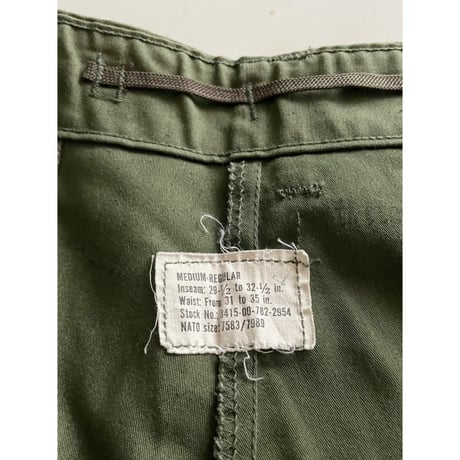 VINTAGE  US ARMY M65 カーゴパンツ MEDIUM-REGULAR