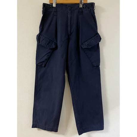 USED イギリス軍　ロイヤルネイビー　カーゴパンツ　斜めポケット 75/88/104