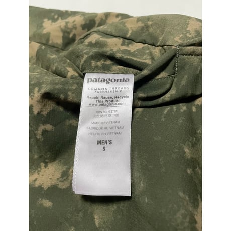 USED patagonia リバーシブルスナップT フリースグリセード Sサイズ
