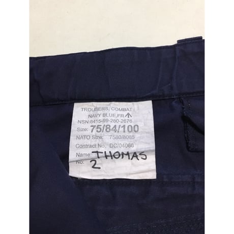 USED ROYAL NAVY カーゴパンツ 斜めポケット　75/84/100 イギリス軍