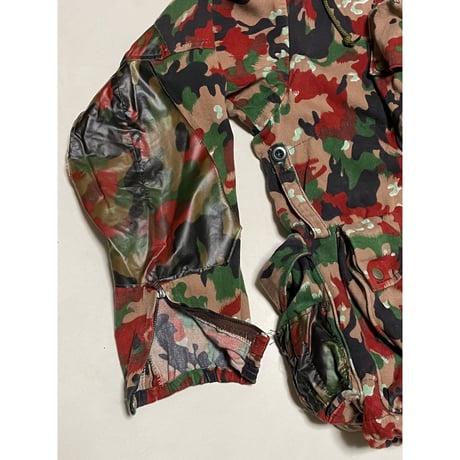 USED スイス軍　M70 アルペンカモ　フィールドJKT 48