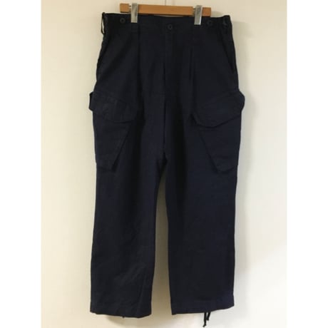 USED ロイヤルネイビー　カーゴパンツ 75/88/104 斜めポケットイギリス軍