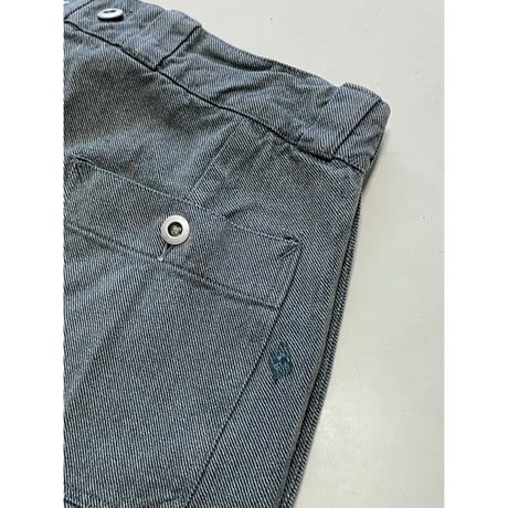 USED スイス軍　デニムワークパンツ 34/28相当 メタルボタン 49