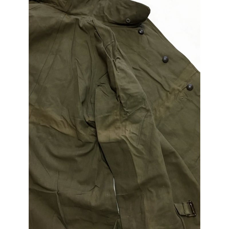 dead stockフランス軍モーターサイクルコート サイズ2 傷あり アメリカ dead stock フランス軍モーターサイクル コートサイズ2傷ありアメリカ