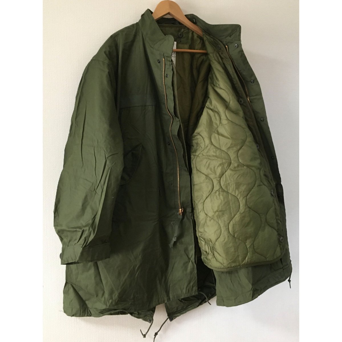 DEAD STOCK US ARMY M65フィッシュテールパーカー ライナー付き DEAD STOCK US ARMY M65フィッシュテールパーカー ライナー付き