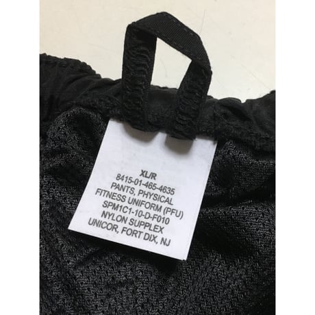 DEAD STOCK 米軍IPFU ナイロンパンツ XL-R 黒 デッドストック