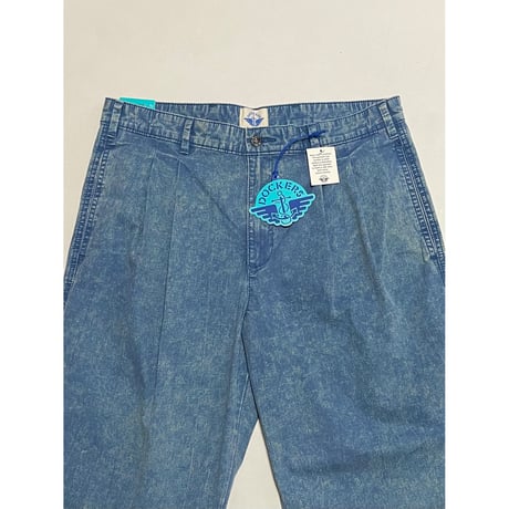 DOCKERS levi's アーバンアウトフィッターズ別注　ツータックチノ　ブルー