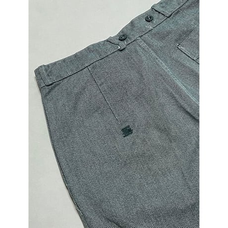 USED スイス軍　デニムワークパンツ 34/30相当 33