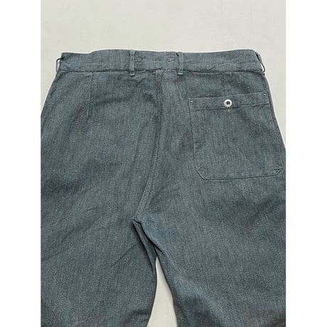 USED スイス軍　デニムワークパンツ 36/30相当 27