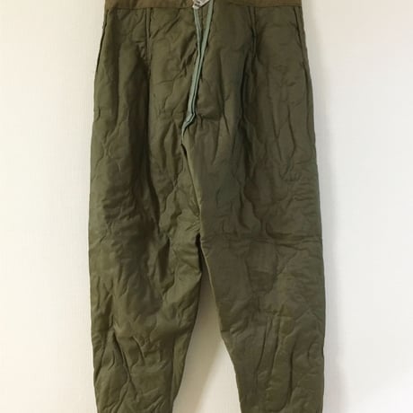 DEAD STOCK チェコ軍　M85 キルティングライナーパンツ　小さめサイズ　デッドストック 5