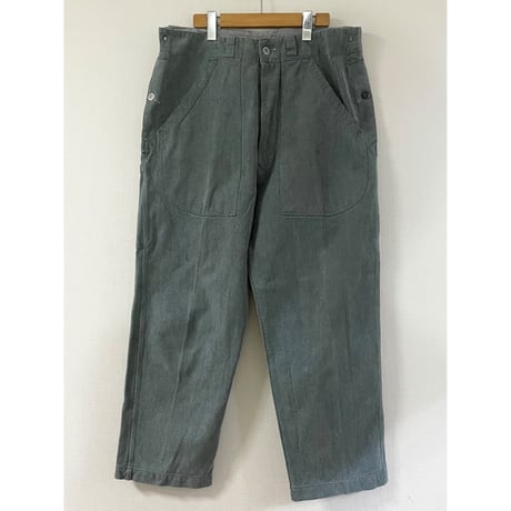 USED スイス軍　デニムワークパンツ 36/30相当 47