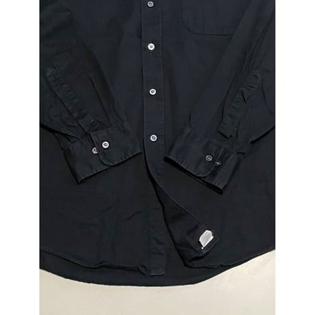 USED 90's アメリカ製 CHAPS ラルフローレン B/Dシャツ ブラック L