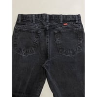 USED RUSTLER ブラックデニム 34/30