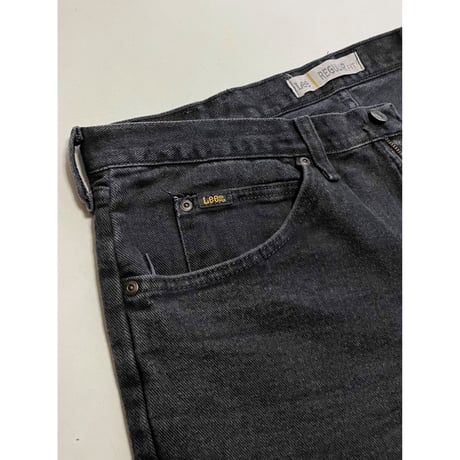 USED Lee ブラックデニム REGULAR FIT 36/32