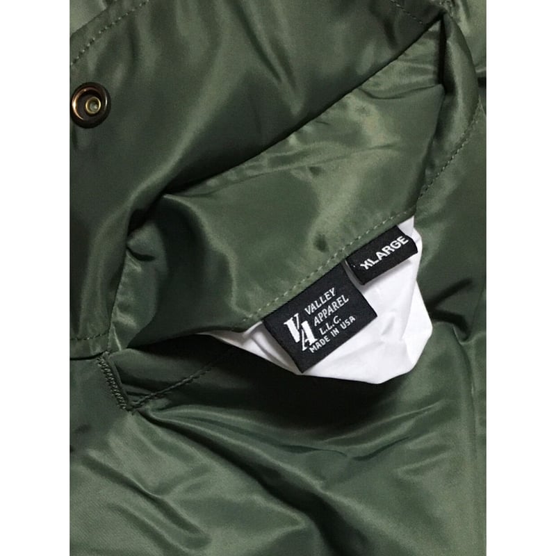 VALLEY APPAREL バレイアパレル MA-1 オリーブ MADE in USA |