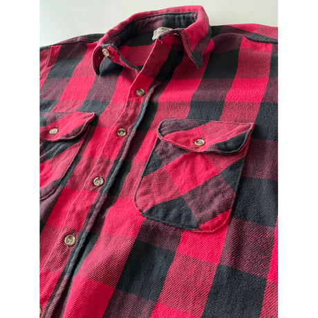 USED 90's FIVE BROTHER ヘビーネルシャツ M