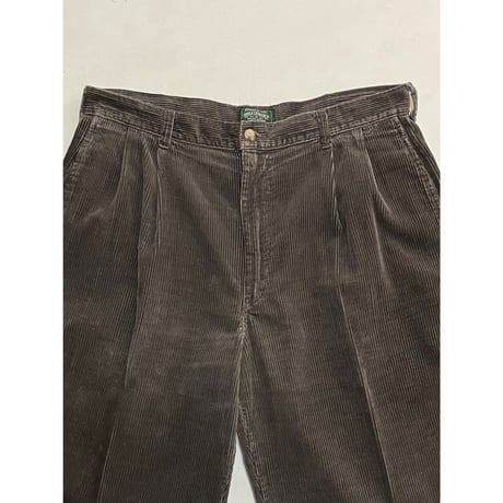 USED POLO COUNTRY ツータック　太畝コーデュロイパンツ 34/32
