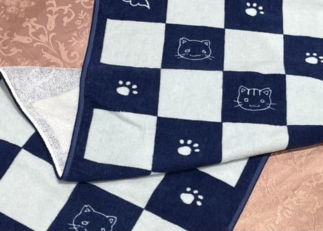 フェイスタオル　（ねこ媛×にしねこコラボレーションアイテム）