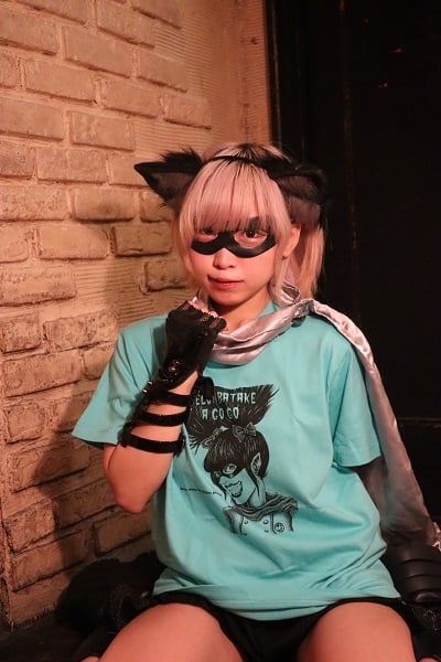 めろん畑a go go X club HEAVY SICK コラボTシャツ MELON MU