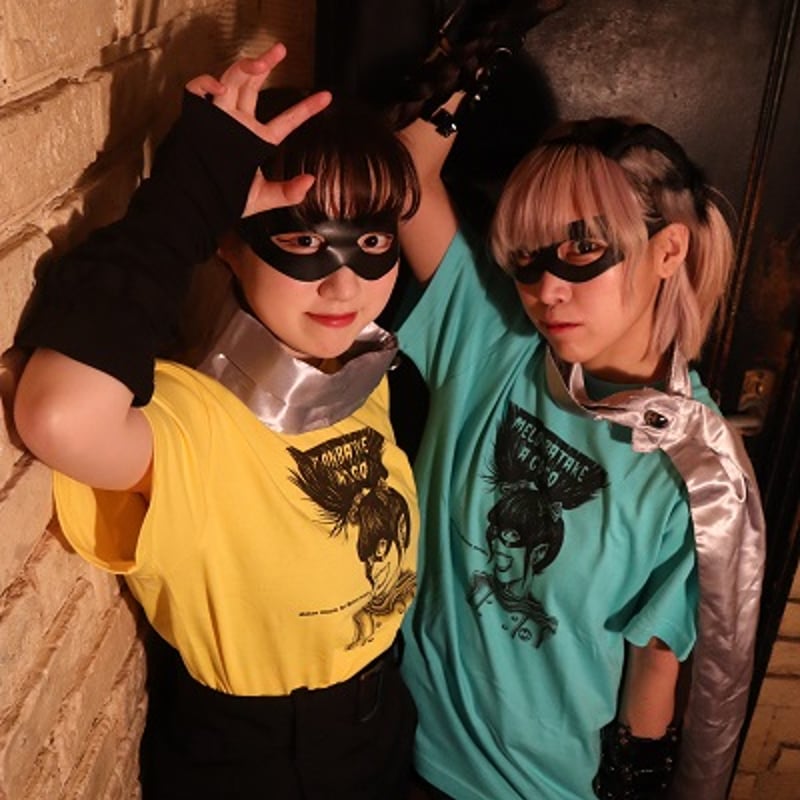 めろん畑a go go X club HEAVY SICK コラボTシャツ MELON MU