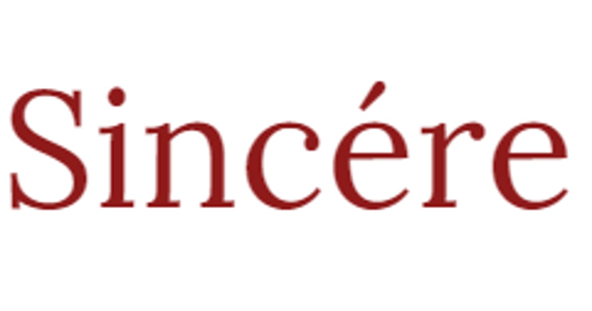 Sincere