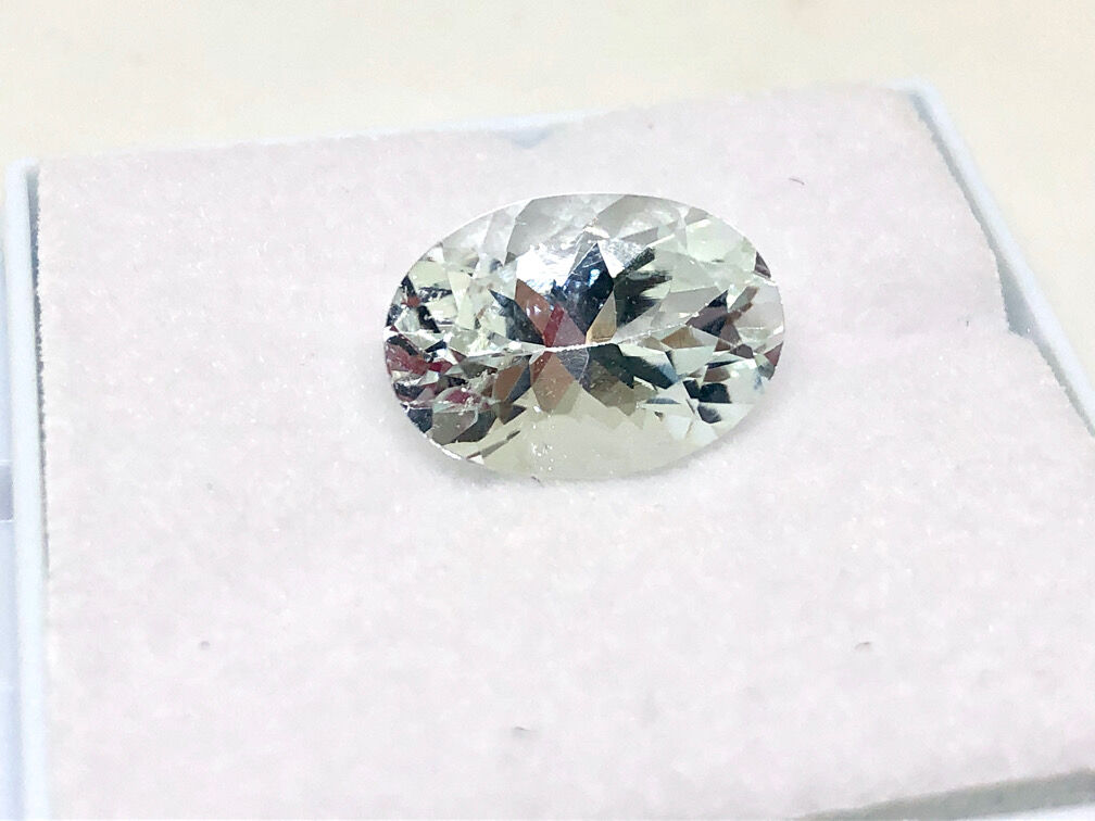 ゴシェナイトアクアマリン・オーバルカットルース【5.97ct】 | へし屋