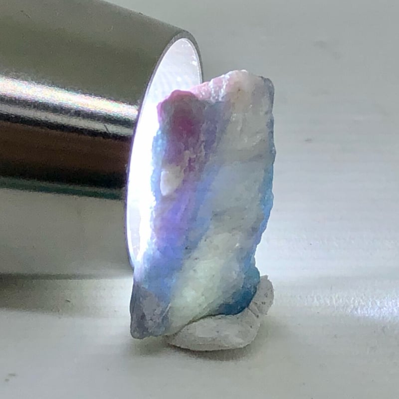 美結晶・希少鉱物！】パライバトルマリン・ラフカット【②14.75ct