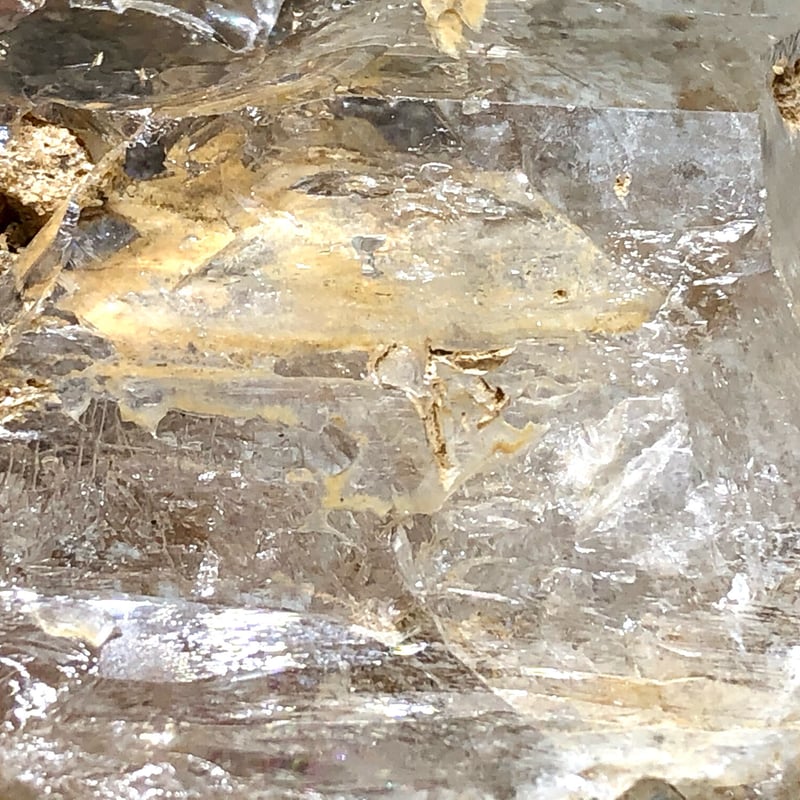 超高透明度！】パキスタン産エレスチャルウィンドウクォーツ・天然六角