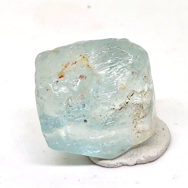 超高透明度！】ブルートパーズ・原石標本表面研磨【②27.81g】 | へし