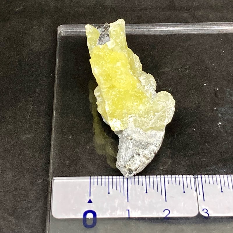 優しいイエロー＆ホワイト】水滑石・イエローブルース石・鉱物標本