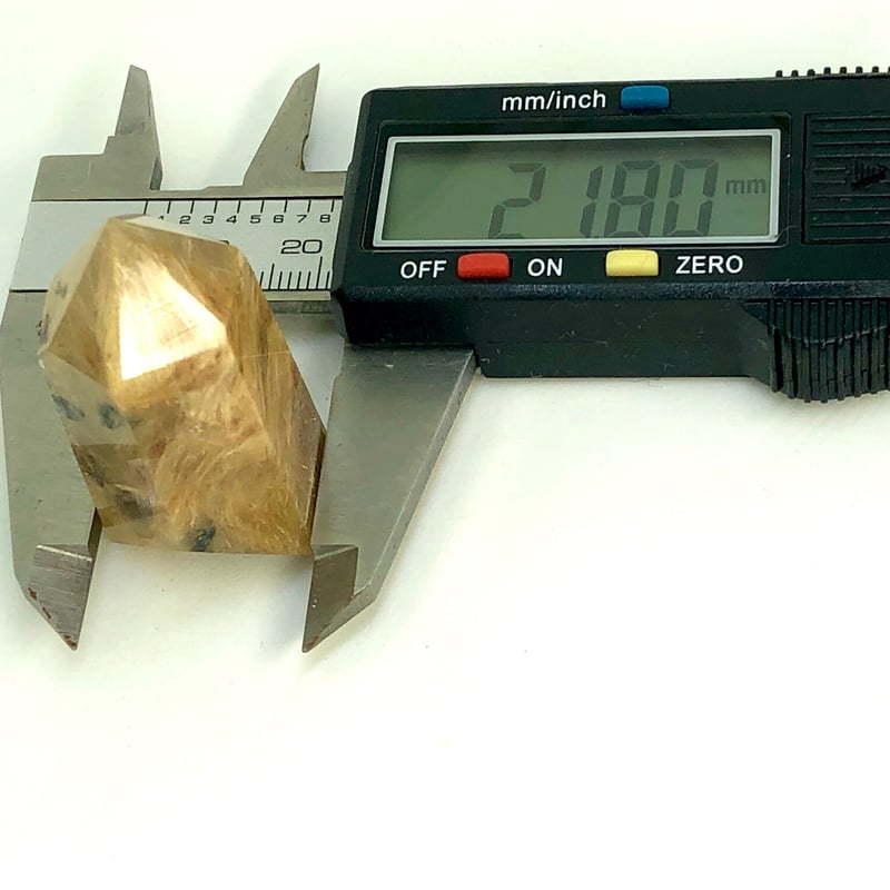 ルチルクォーツ・六角柱カット32.36g【躍動感のあるルチル