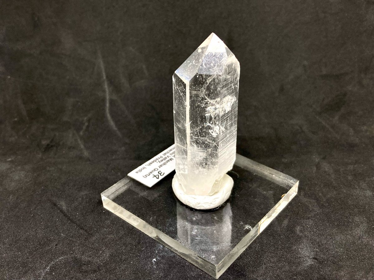 希少産地・超美麗結晶！】インド・マニハール産水晶結晶【33.26g