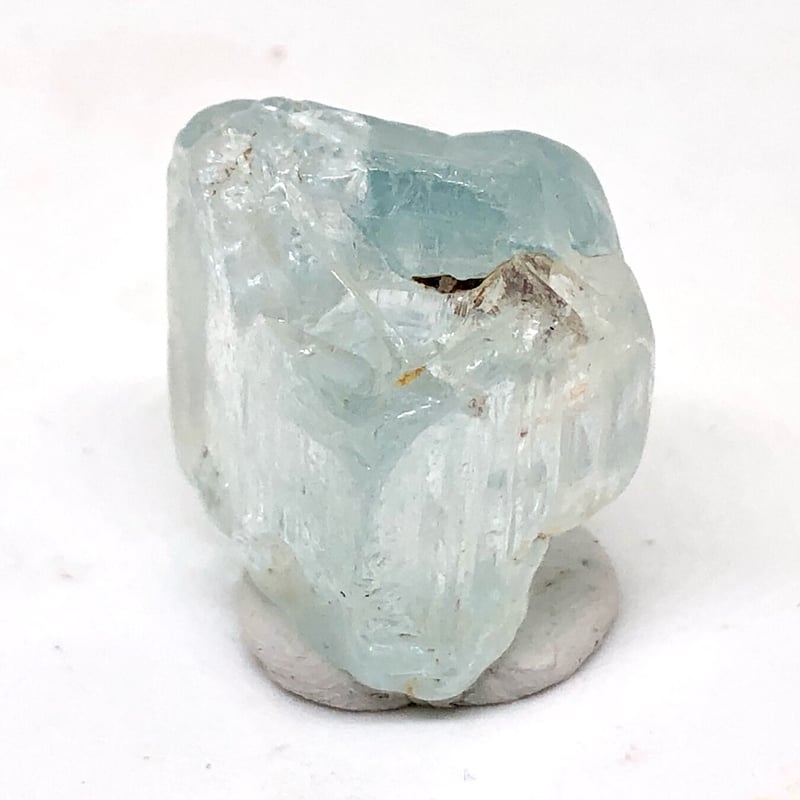 超高透明度！】ブルートパーズ・原石標本表面研磨【②27.81g】 | へし