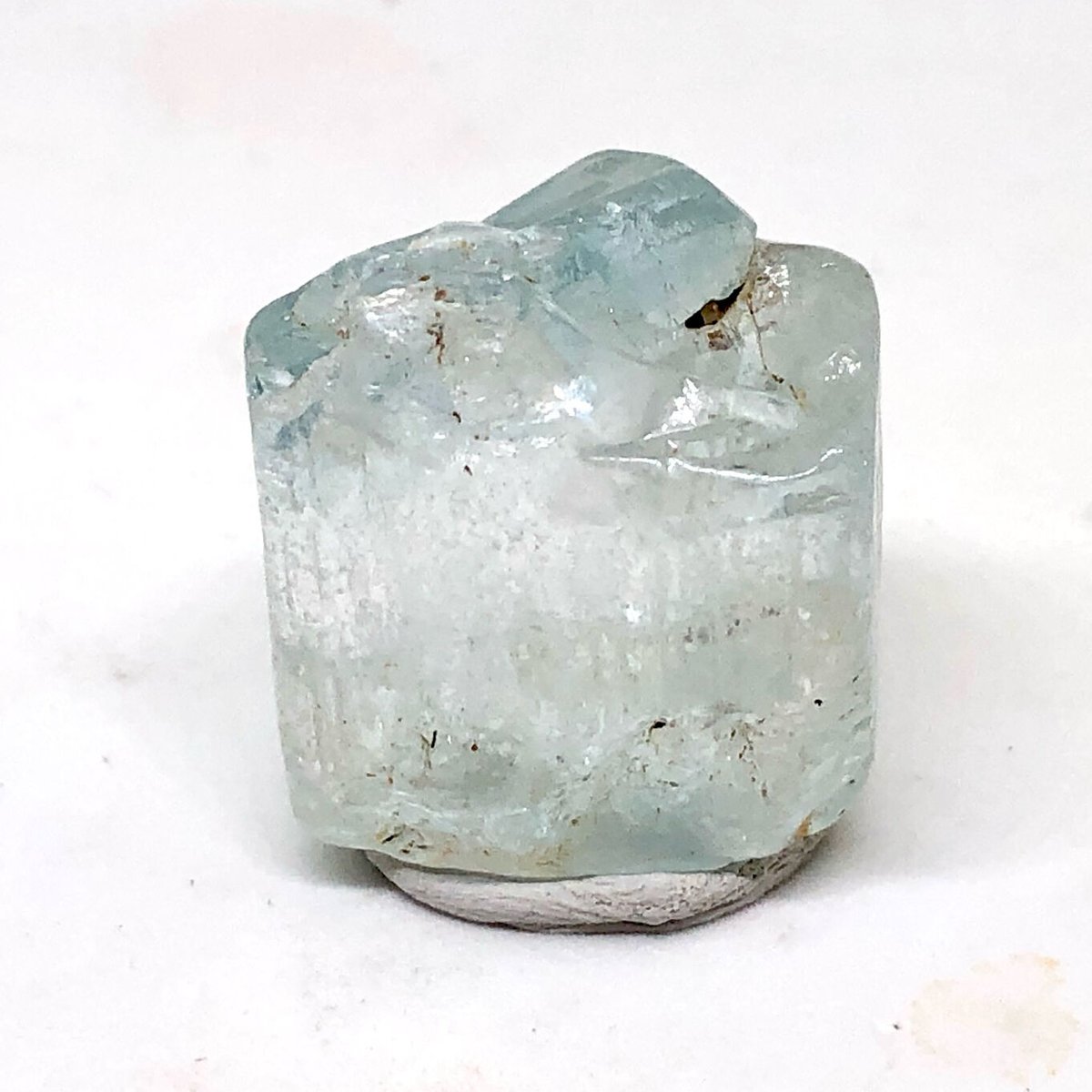 超高透明度！】ブルートパーズ・原石標本表面研磨【②27.81g】 | へし