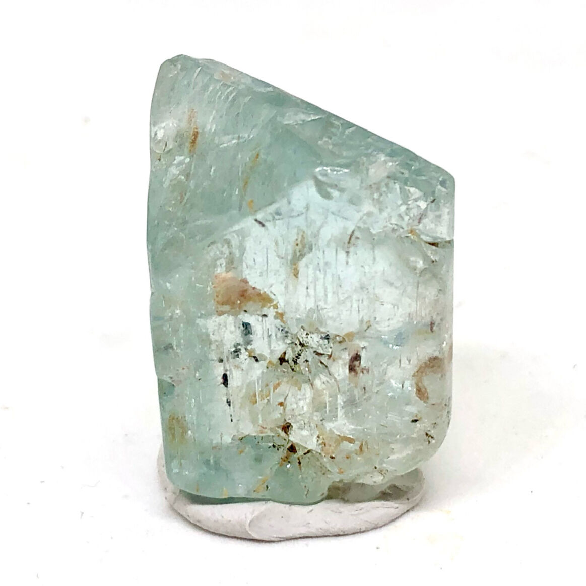 超高透明度！】ブルートパーズ・原石標本表面研磨【①31.79g】 | へし