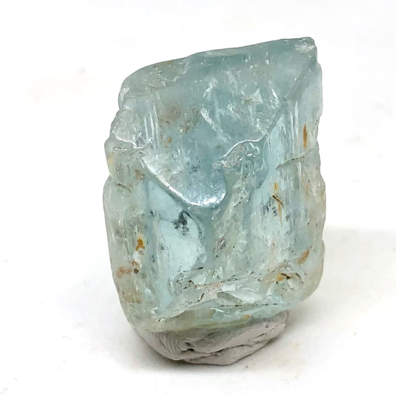 超高透明度！】ブルートパーズ・原石標本表面研磨【①31.79g】 | へし